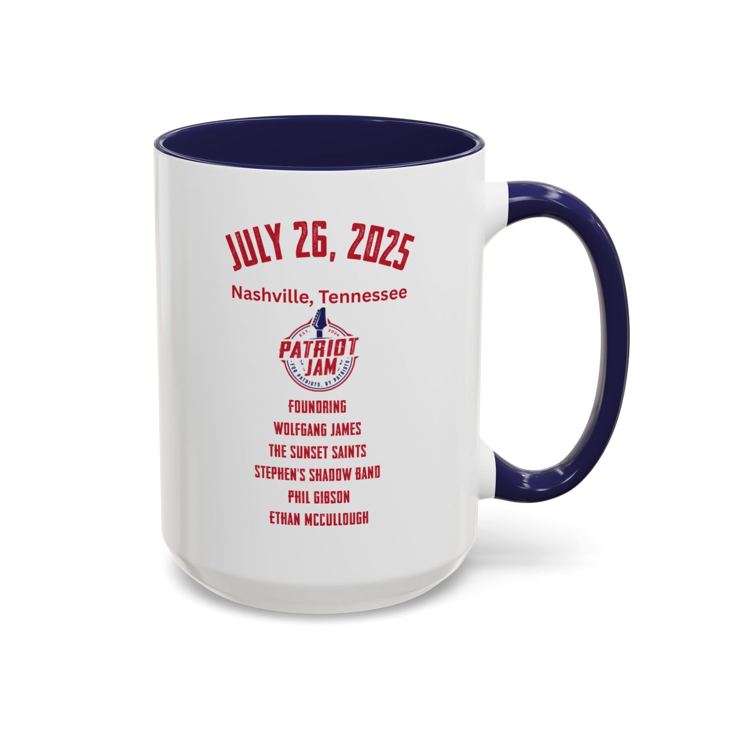 Patriot Jam 2025 Coffee Mug 15oz Ceramic Cup