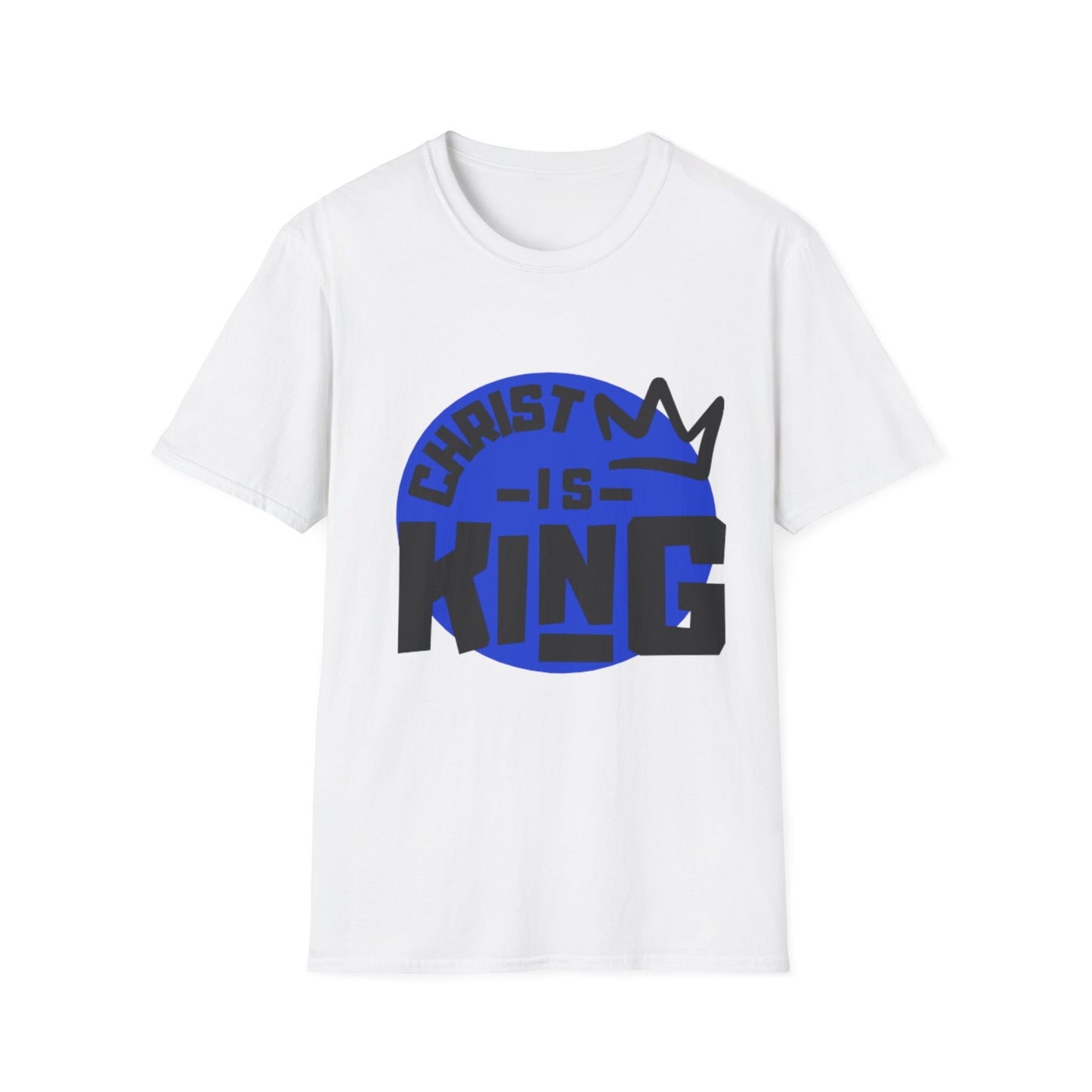 Copy of Christ is King v2lg light Unisex Softstyle T-Shirt