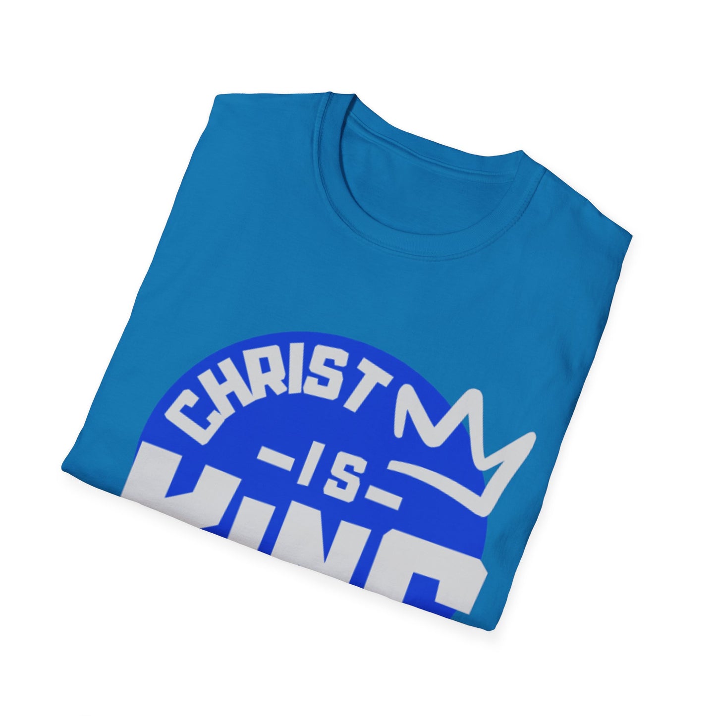 Christ is King v2lg Logo Unisex Softstyle T-Shirt