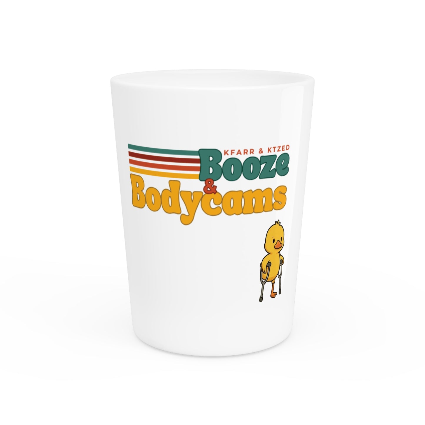 Booze & Bodycams Shot Glass
