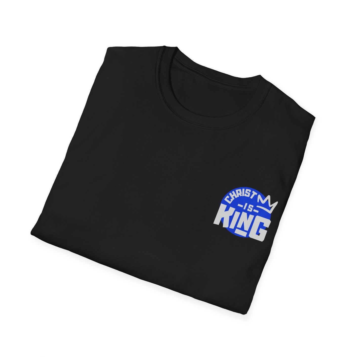 Christ is King Unisex v2 dark Softstyle T-Shirt