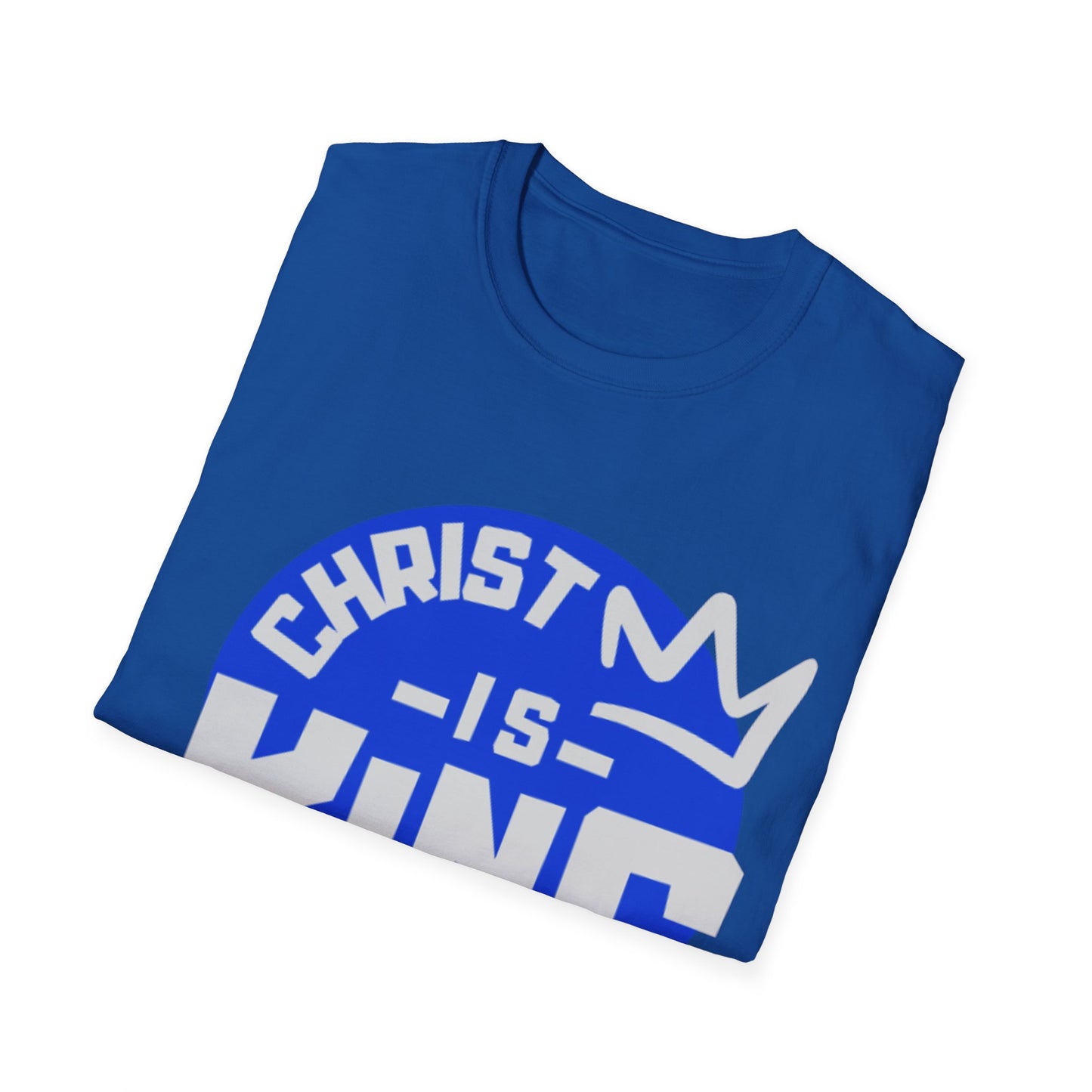 Christ is King v2lg Logo Unisex Softstyle T-Shirt