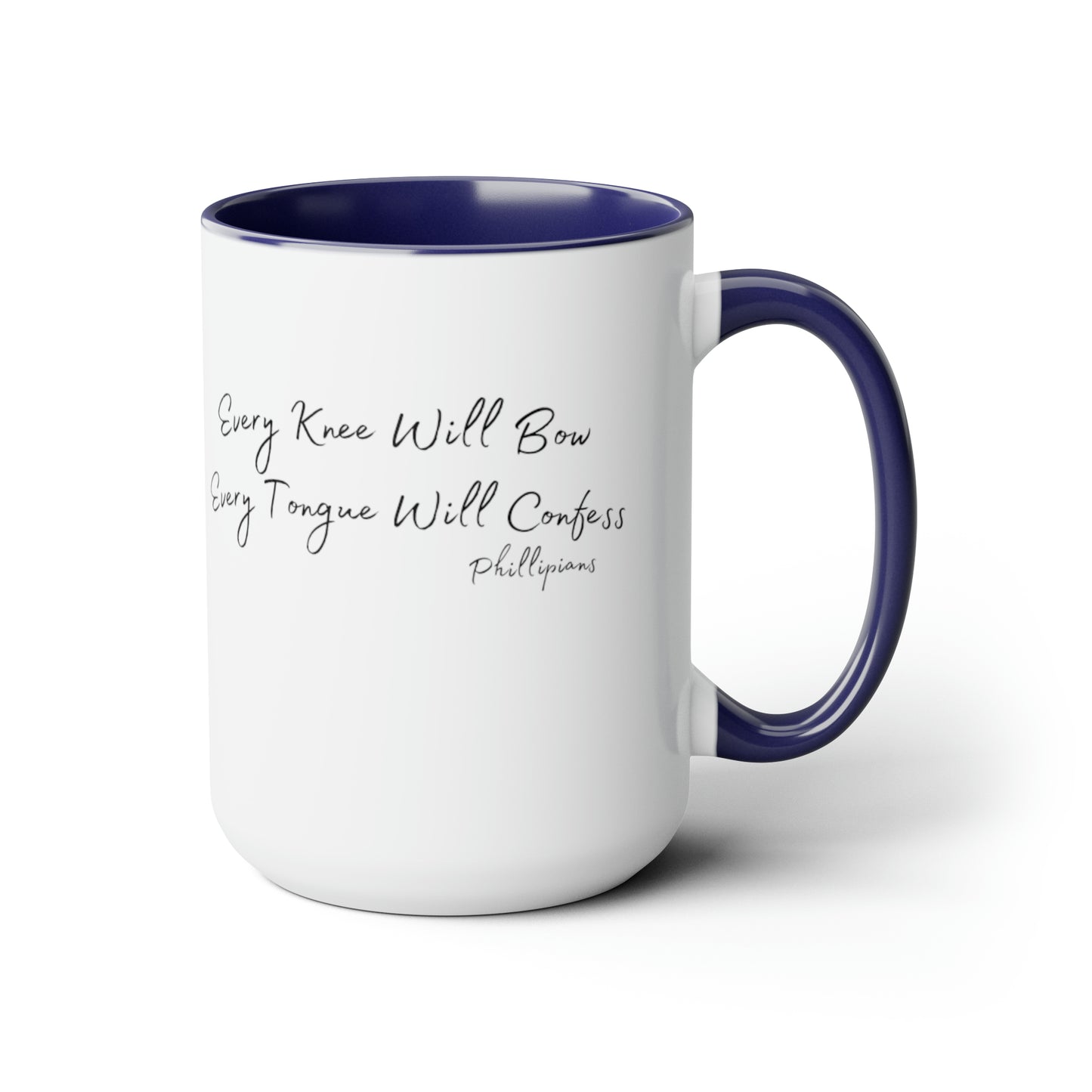 Christ is King Two-Tone Coffee Mugs, 15oz