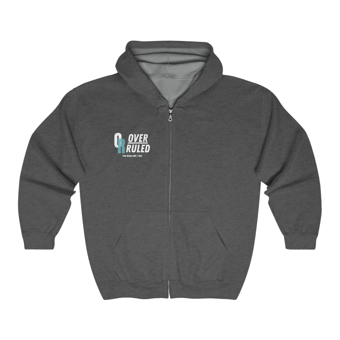 Overruled Heavy Blend™ Full Zip Hooded Sweatshirt