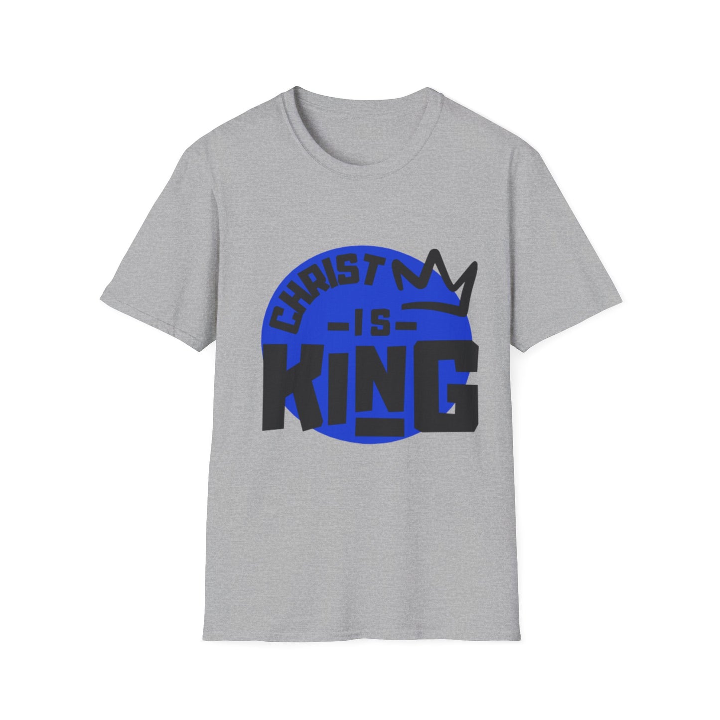 Copy of Christ is King v2lg light Unisex Softstyle T-Shirt