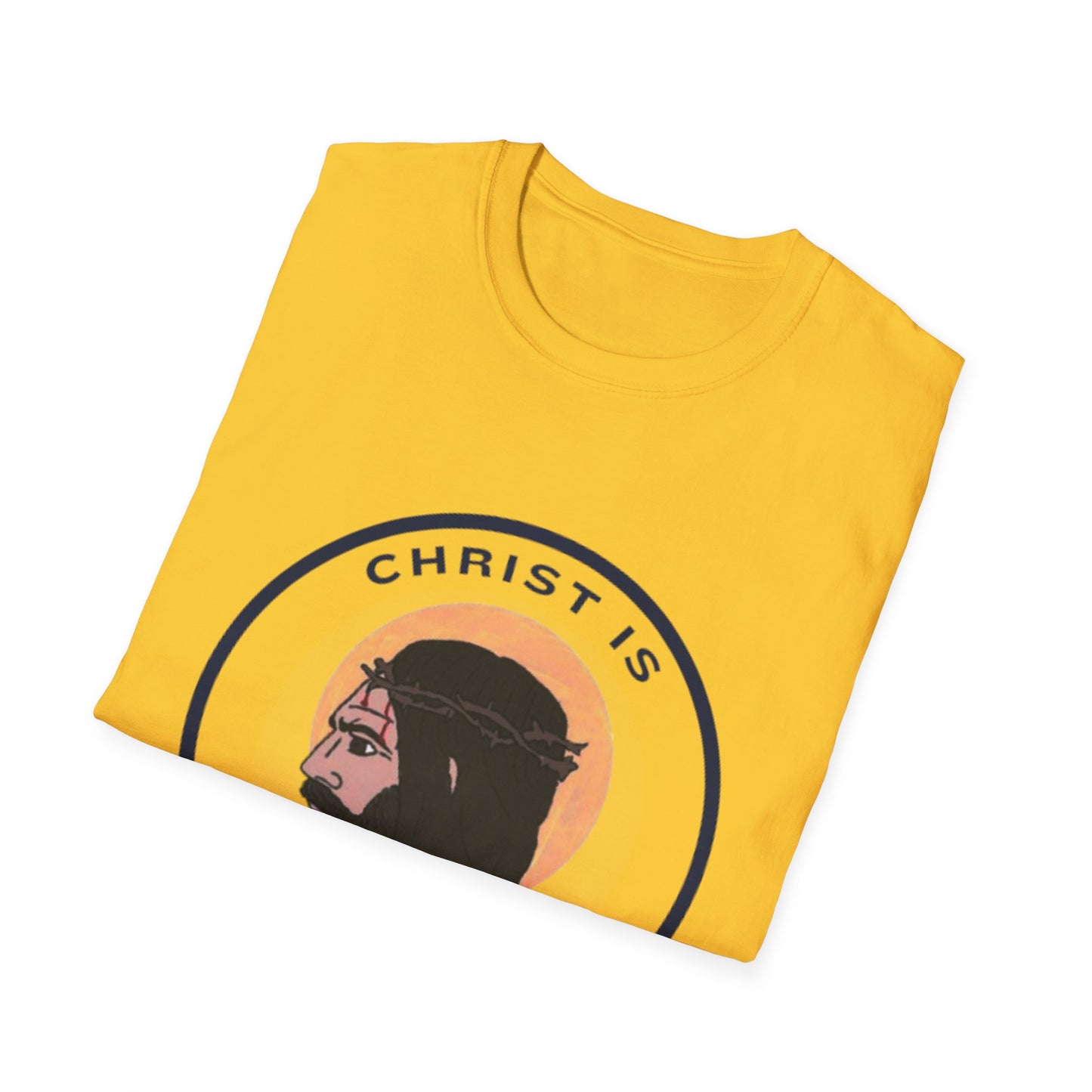 Christ is King v1lg Light Logo Unisex Softstyle T-Shirt