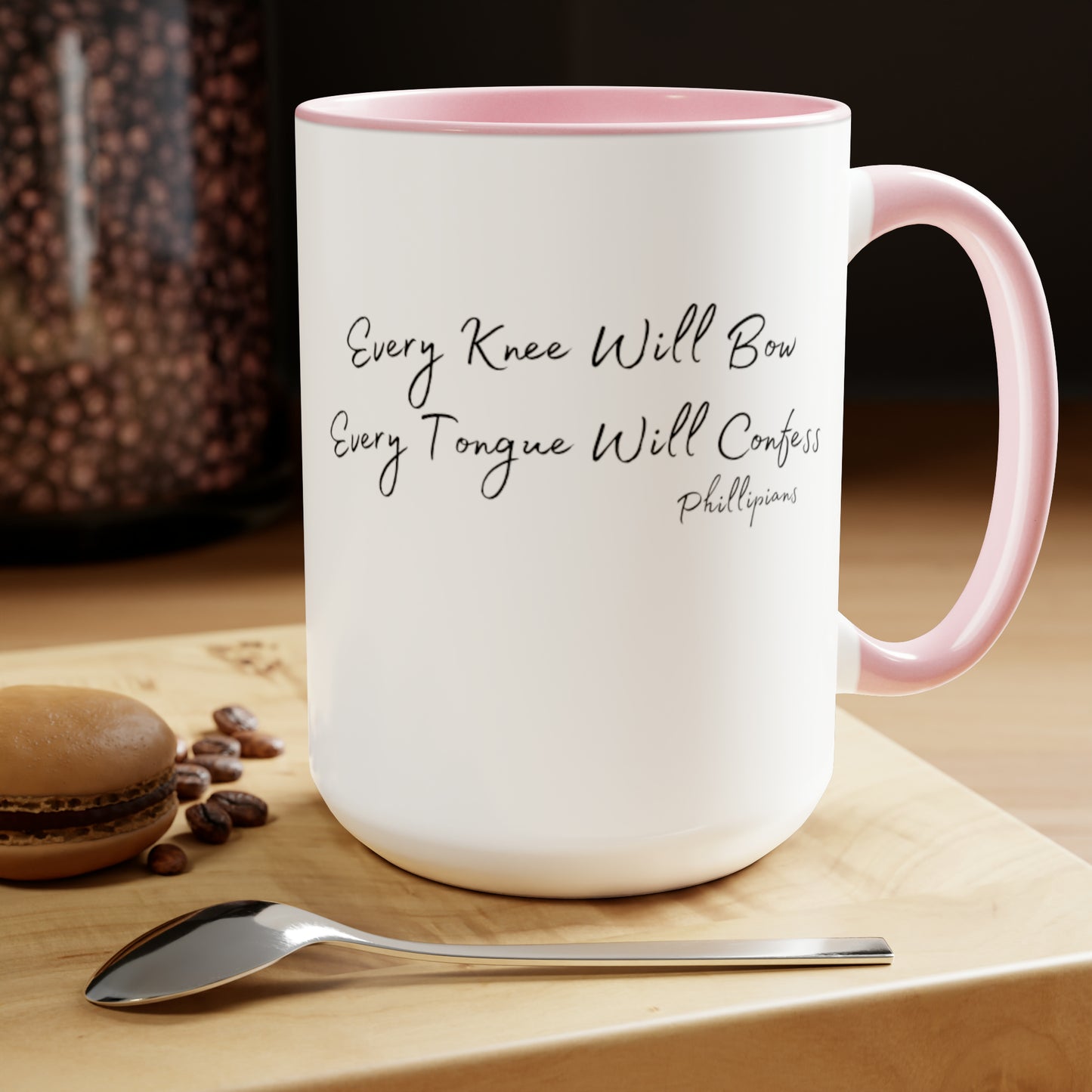 Christ is King Two-Tone Coffee Mugs, 15oz