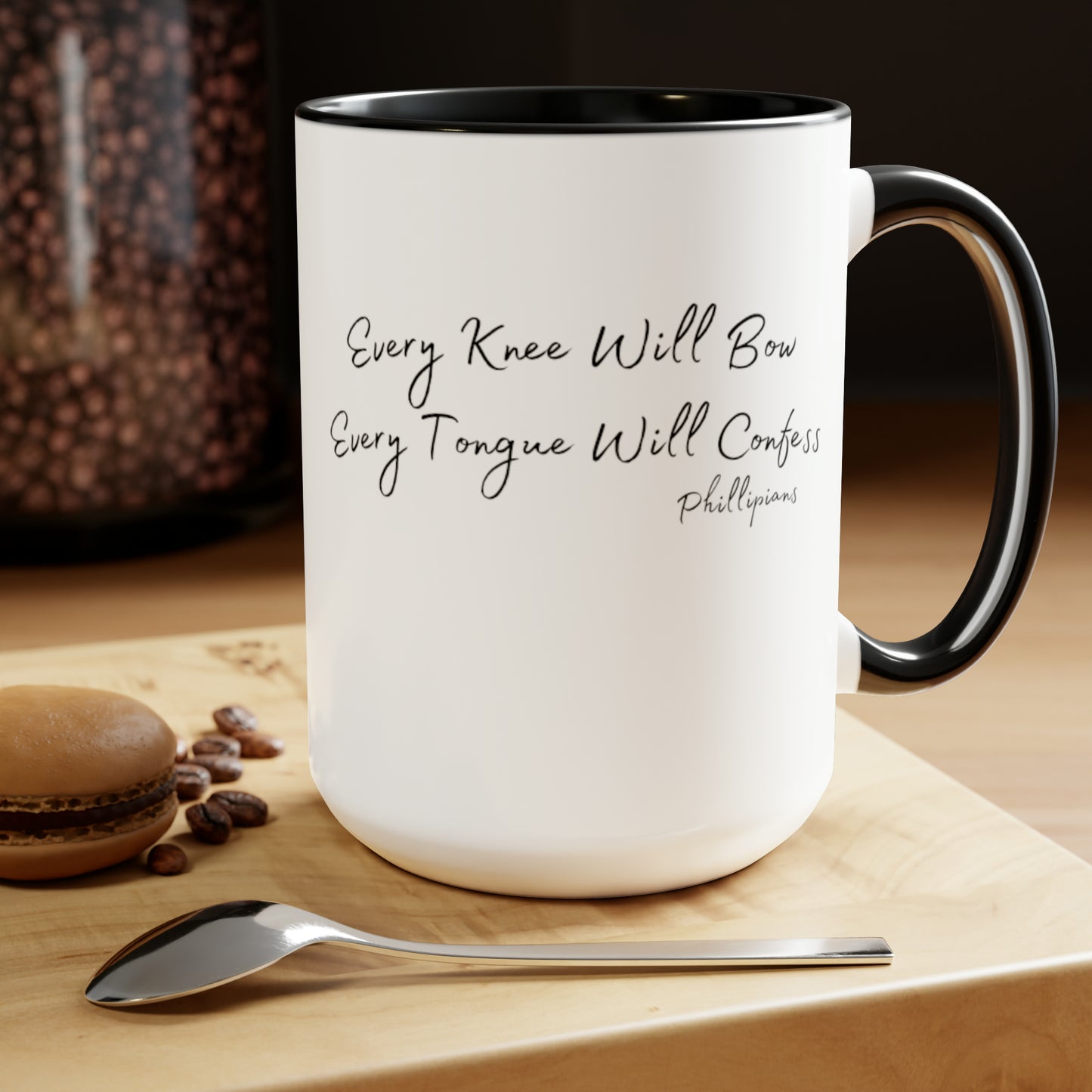 Christ is King Two-Tone Coffee Mugs, 15oz