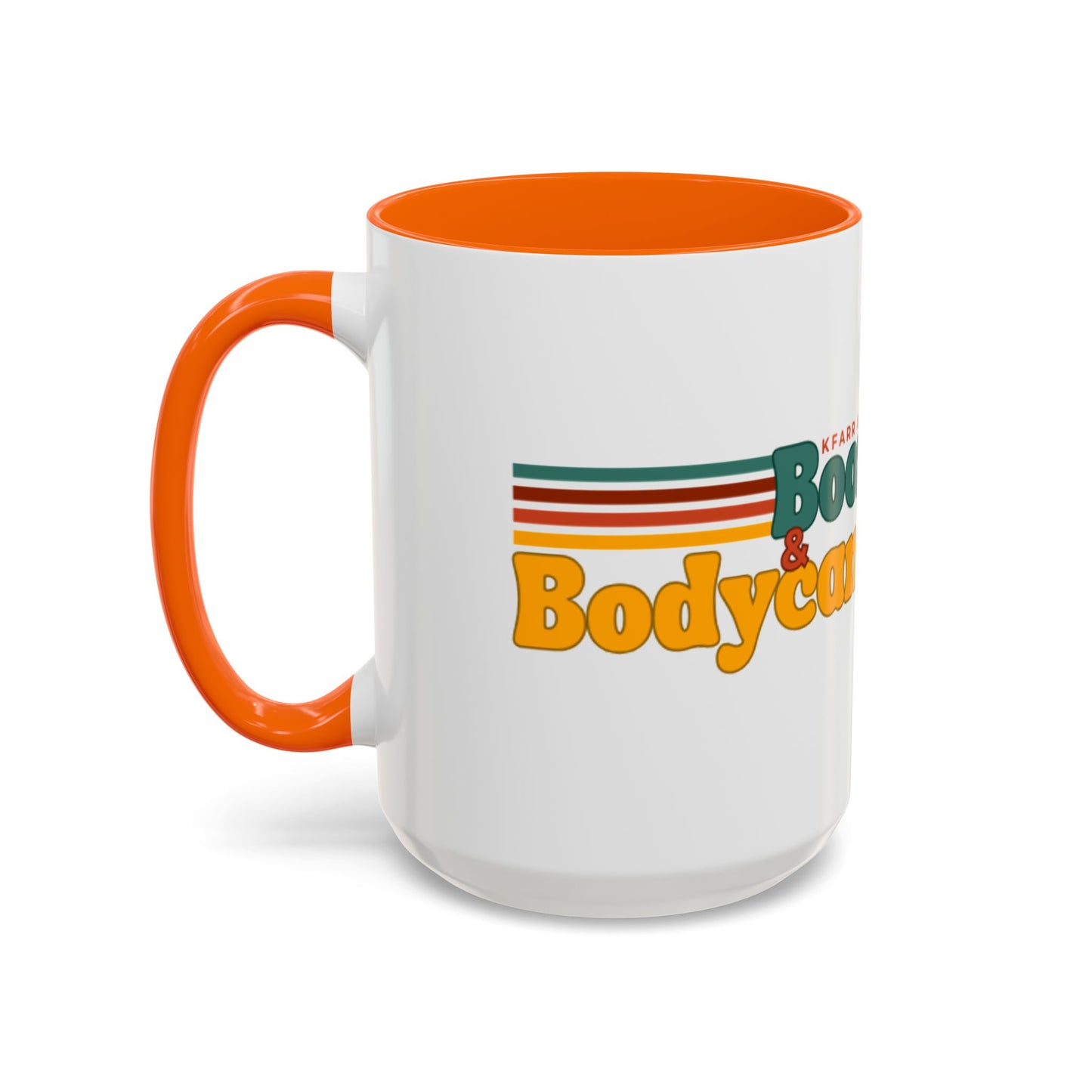 Accent Coffee Mug — Retro "Booze & Bodycams" Duck Design (15 oz)