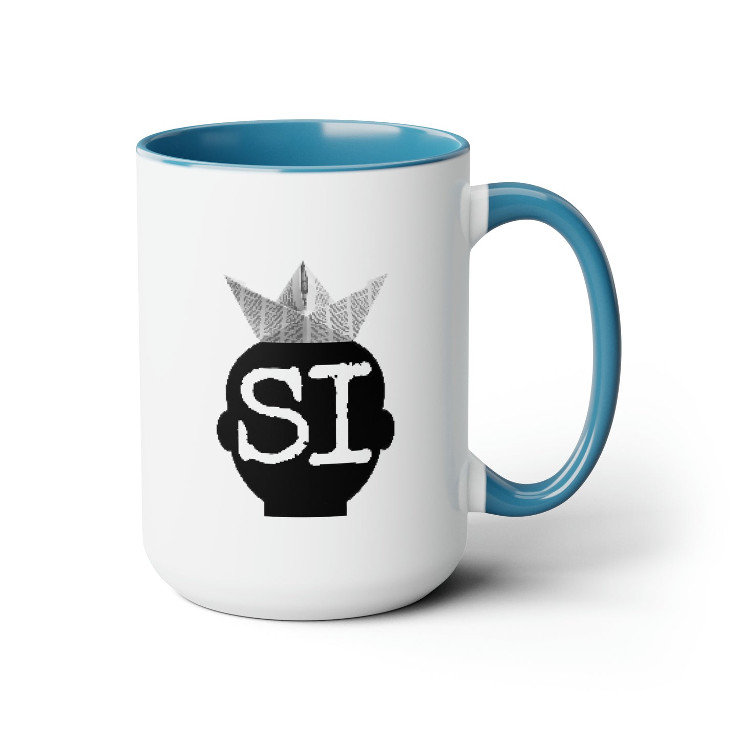 SI Two-Tone Coffee Mugs, 15oz