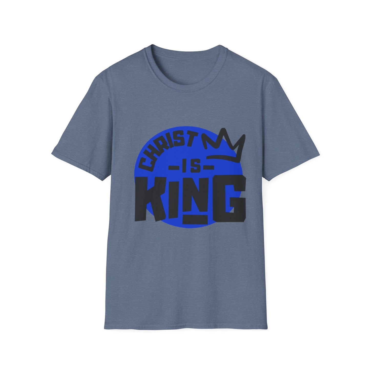 Copy of Christ is King v2lg light Unisex Softstyle T-Shirt