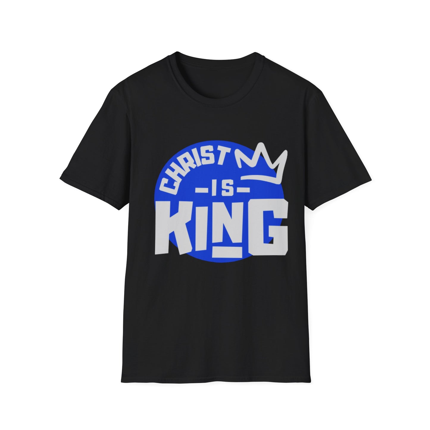 Christ is King v2lg Logo Unisex Softstyle T-Shirt