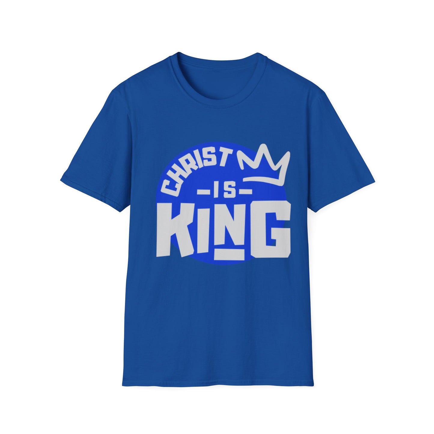 Christ is King v2lg Logo Unisex Softstyle T-Shirt