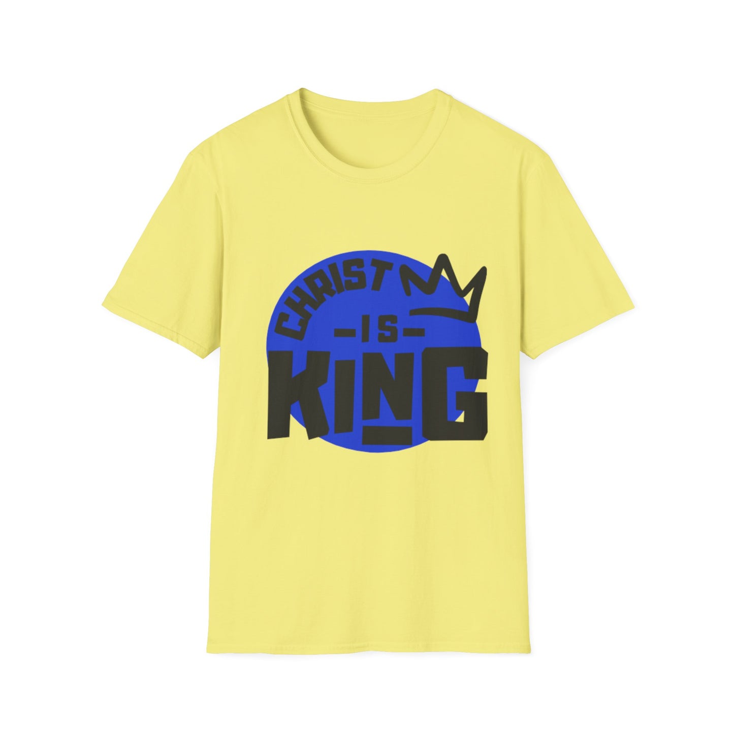 Copy of Christ is King v2lg light Unisex Softstyle T-Shirt