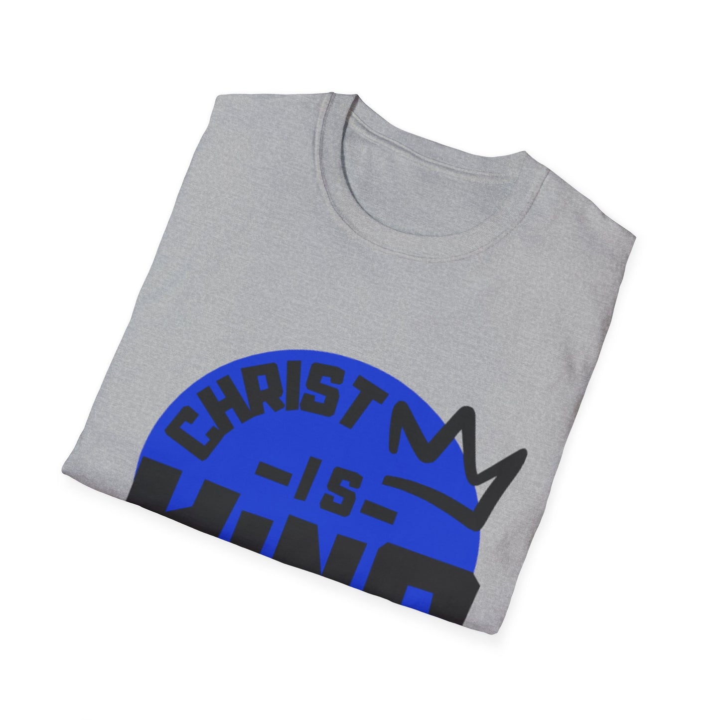 Copy of Christ is King v2lg light Unisex Softstyle T-Shirt