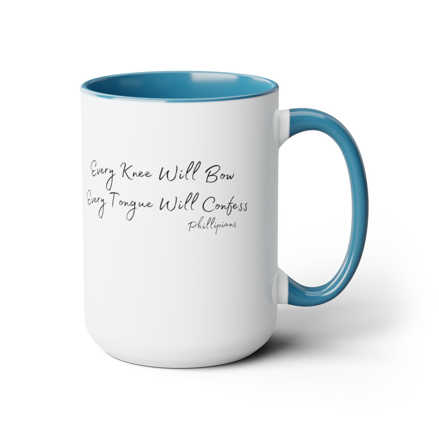 Christ is King Two-Tone Coffee Mugs, 15oz