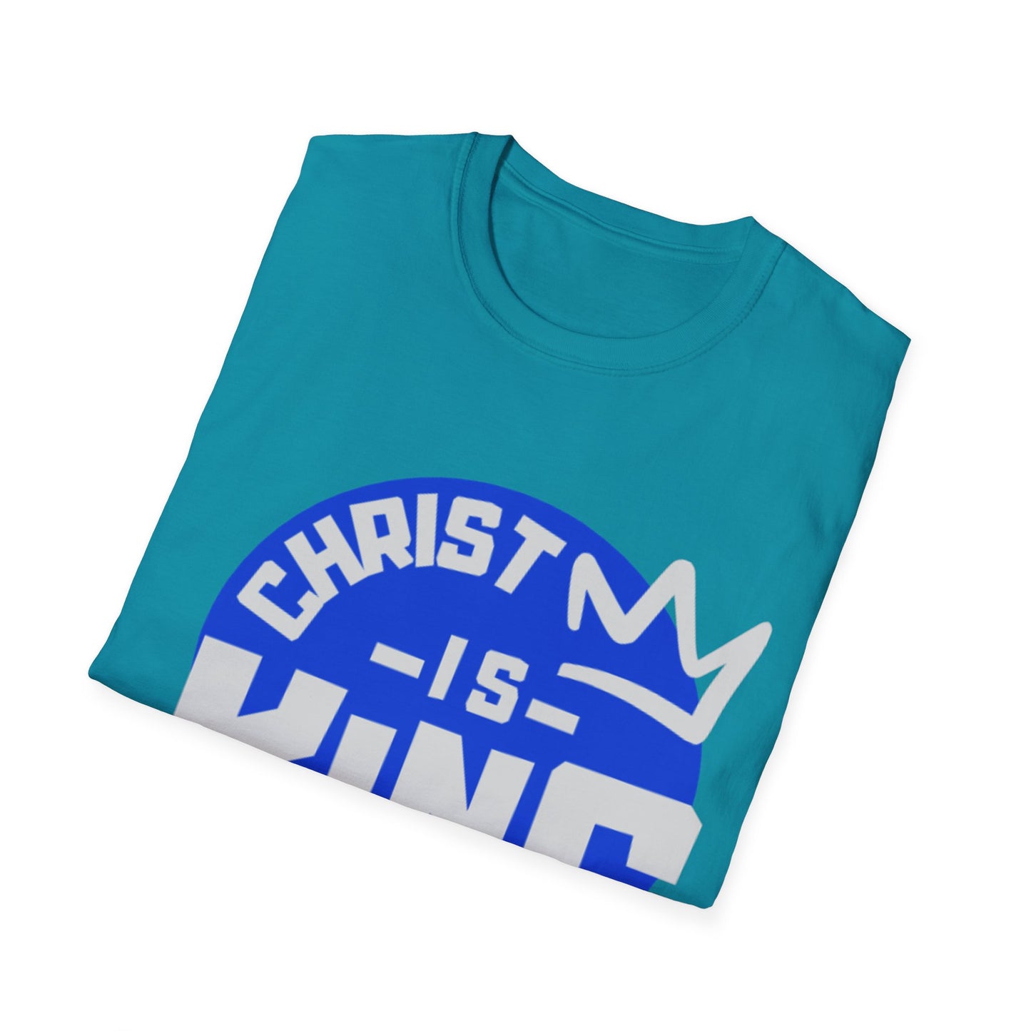 Christ is King v2lg Logo Unisex Softstyle T-Shirt