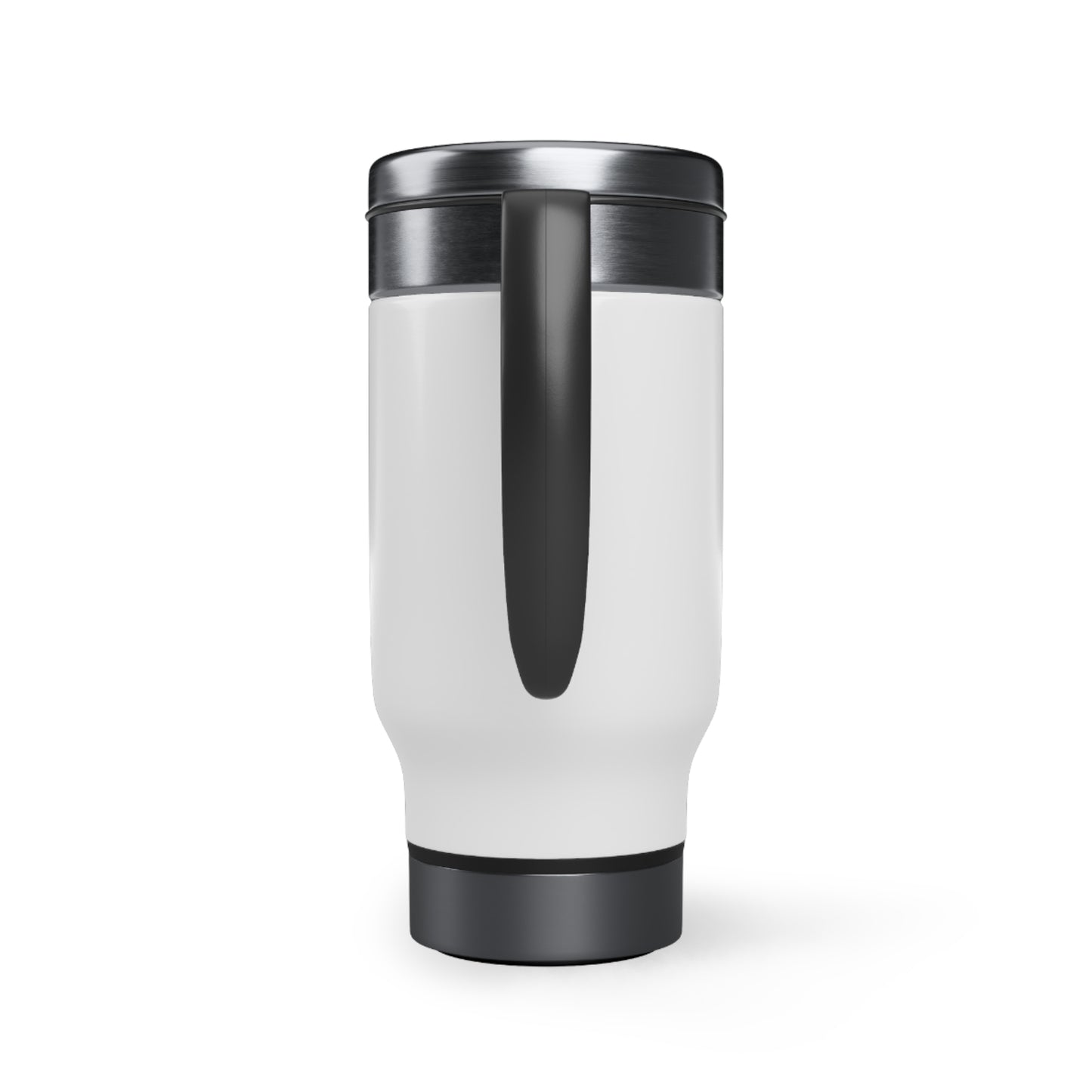 Overruled Stainless Steel Travel Mug with Handle, 14oz