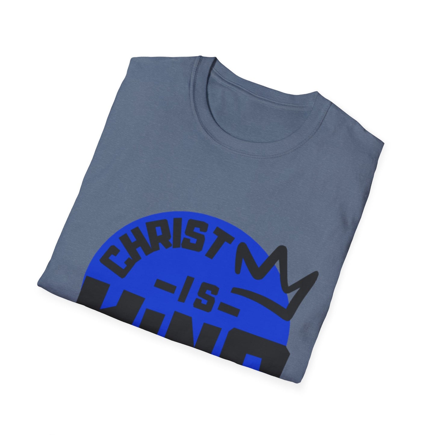 Copy of Christ is King v2lg light Unisex Softstyle T-Shirt