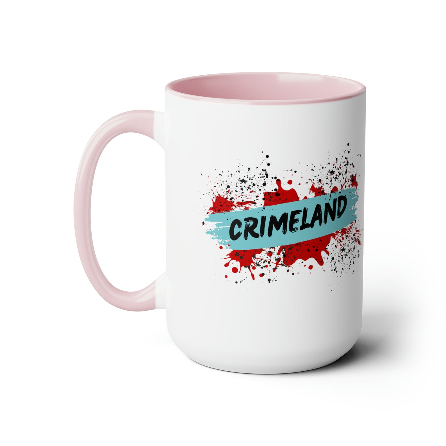 Crimeland Two-Tone Coffee Mugs, 15oz