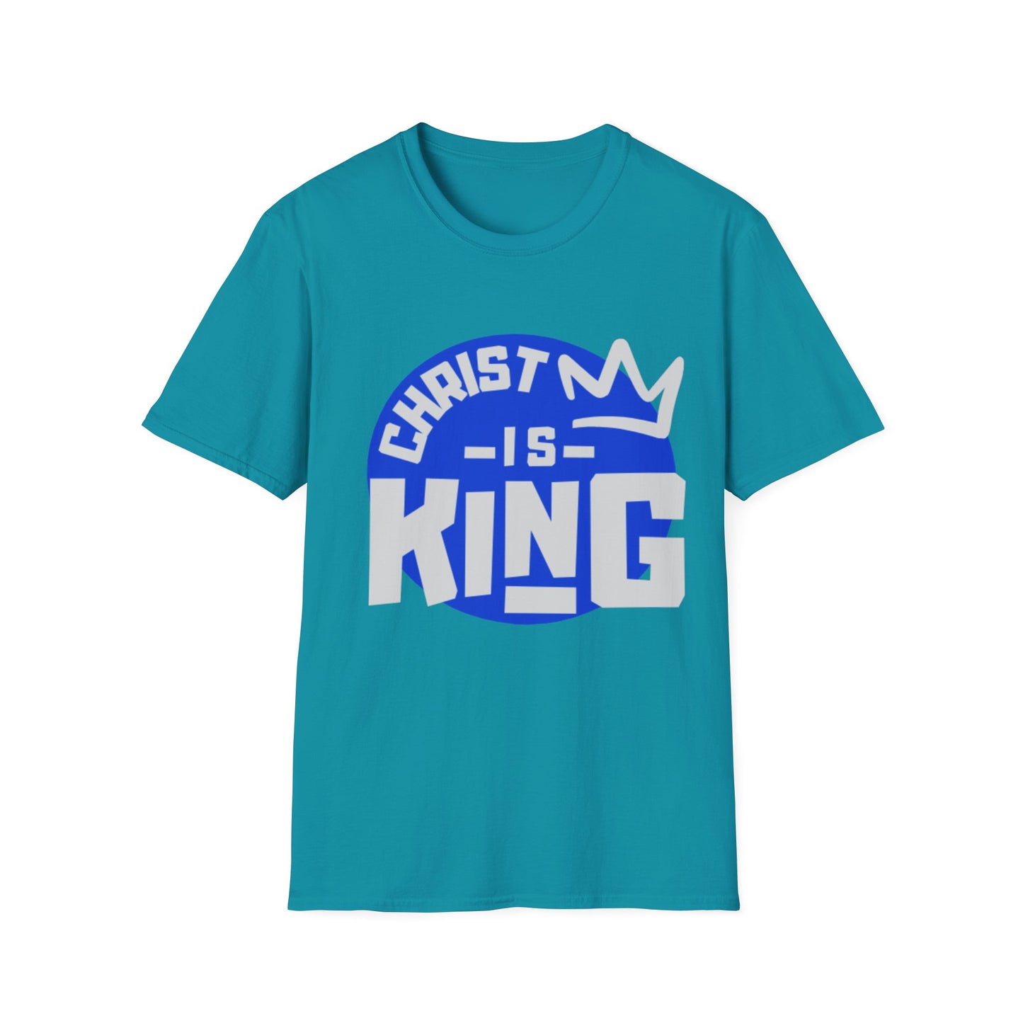 Christ is King v2lg Logo Unisex Softstyle T-Shirt