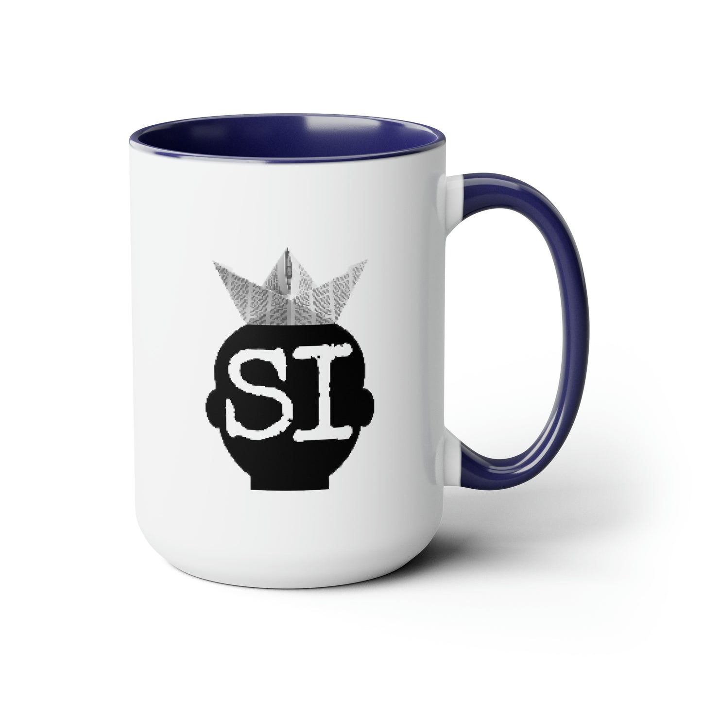 SI Two-Tone Coffee Mugs, 15oz