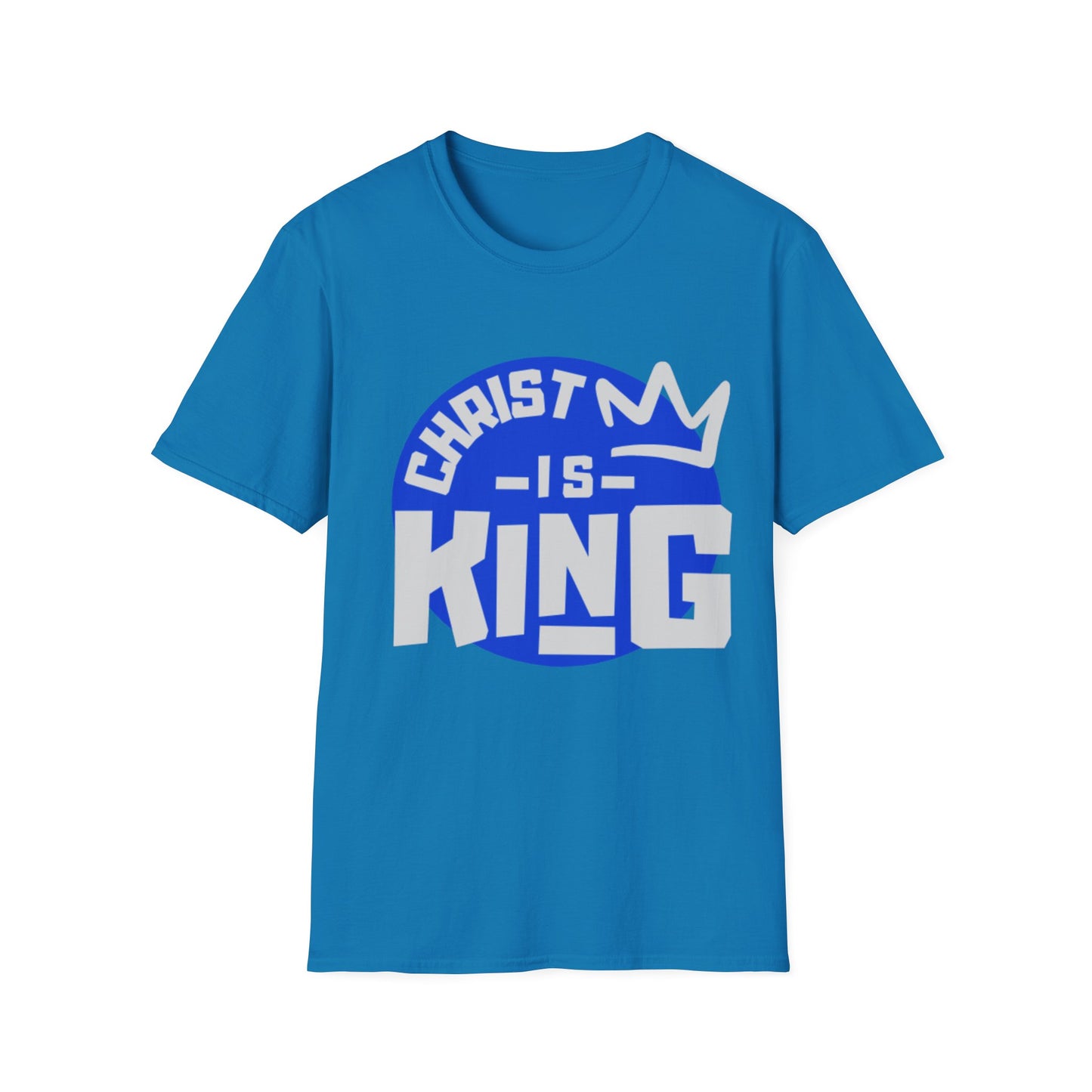 Christ is King v2lg Logo Unisex Softstyle T-Shirt